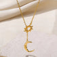 ☀️🌙 Sun & Moon Necklace – Elegant Women’s Necklace