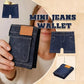 👖 2026 Mini Cartera de Denim 👖💙 Monedero plegable y tarjetero