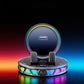 🚗 Car Phone Mount with Wireless Charging & RGB LED Lights