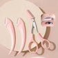 💗✂️ 2-in-1 Eyebrow Scissors with Comb – Beautiful, Defined Brows in Minutes! 🌸✨