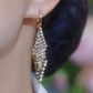 ✨ Sparkling Geometric Rhinestone Earrings