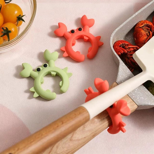 🍳✨ Silicone Utensil Rest – Spoon & Spatula Holder