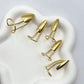💅✨ Golden Metal Nail Rings – Unique Nail Art Accessories