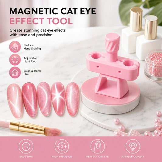 💅✨ Rotating Cat Eye Nail Magnet – Magnetic Tool for Gel Polish Nail Art