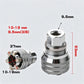 🔧✨ Adjustable Universal Socket Wrench – 2-Piece Tool Set