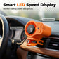 Ventilador manos libres con pantalla LED