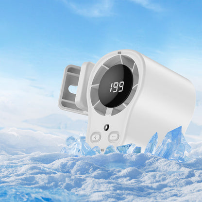 Ventilador manos libres con pantalla LED