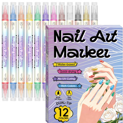 🔥48% off⏰Nail art pen set with two tips