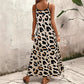 🐆 Limited Offer! Women's Leopard Print V-Neck Strap Dress - Wild & Elegant! 🐆